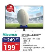 Hisense 32" HD Ready LED TV 55K390PAD