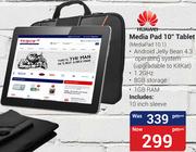 Huawei Media Pad 10" Tablet