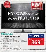 Hisense 48" Full HD LED TV LEDN48K20DP