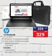 HP 15 Notebook 15-AC 100ni