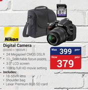 Nikon Digital Camera D3200 + 1855VR