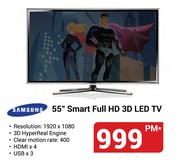 Samsung 55" Smart Full HD 3D LED TV