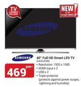 Samsung 40" Full HD Smart LED TV UA40J5300