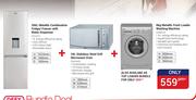 Defy 266Ltr Metallic Combination Fridge/Freezer With Water Dispenser-Bundle Deal