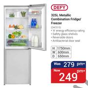 Defy 325Ltr Metallic Combination Fridge/Freezer DAC515