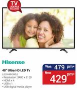Hisense 48" Ultra HD LED TV LEDN48K300U