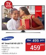 Samsung 40" Smart Full HD LED TV 40J5300