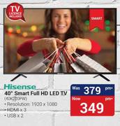 Hisense 40" Smart Full HD LED TV(40K220PW)