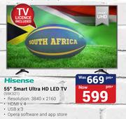 Hisense 55" Smart Ultra HD LED TV 55K321