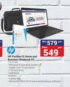 HP Pavilion 15 Home And Business Notebook PC(15-P100ni)
