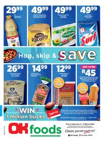 OK Foods Western Cape : Hop, Skip & Save (06 March - 17 March 2024)