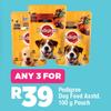 Pedigree Dog Food Pouch Assorted-For Any 3 x 100g