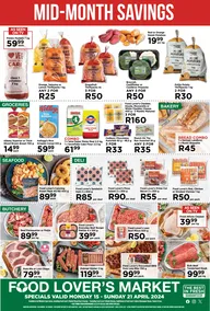 Food Lover's Market Western Cape : Mid-Month Savings (15 April - 21 April 2024)