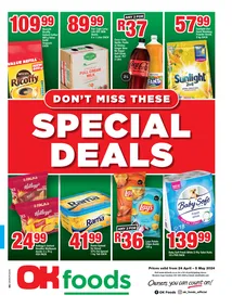 OK Foods Western Cape : Special Deals (24 April - 05 May 2024)