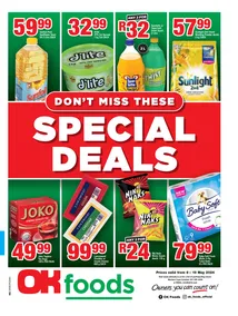 OK Foods Western Cape : Don't Miss These Special Deals (08 May - 19 May 2024)