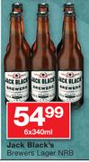 Jack Black's Brewers Lager NRB-6x340ml