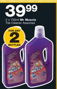 Mr Muscle Tile Cleaner Assorted-2 x 750ml