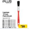 Plus Series Layman 12mm Paint Brush Red  521312