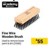 Academy Fine Wire Wooden Brush 