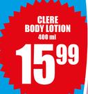 Clere Body Lotion-400ml