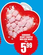 Gordons Heart-Shaped Mallow Bags-40g