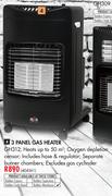 Alva 3 Panel Gas Heater GH312