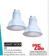 Light Worx LED 3W GU10-ea 
