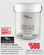Fired earth 20Ltr Walls & Ceilings