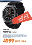 Samsung Gear S3 Frontier With Free Leather Strap