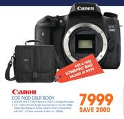 Canon EOS 760D DSLR Body With Free Lowepro Bag