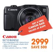 Canon SX710 Bundle With Free Canon Bag