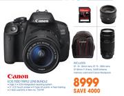 Canon EOS 700D Triple Lens Bundle