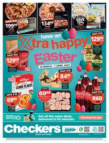 Checkers Gauteng, Brits, Klerksdorp, Limpopo, Mpumalanga, North West, Potchefstroom & Rustenburg : Have An Xtra Happy Easter (18 March - 7 April 2024)