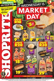 Shoprite Gauteng, Mpumalanga, North West & Limpopo : Wednesday Is Market Day (1 May 2024 Only)