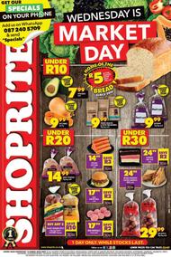 Shoprite Gauteng, Mpumalanga, North West & Limpopo : Wednesday Is Market Day (13 March 2024 Only)
