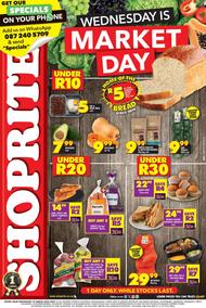 Shoprite Gauteng, Mpumalanga, North West & Limpopo : Wednesday Is Market Day (27 March 2024 Only)