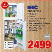 KIC 171Ltr White Fridge Top Freezer KT518WH