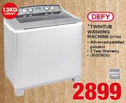 Defy 13Kg Twin Tub Washing Machine DTT165