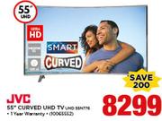 JVC 55" Curved UHD Smart LED TV 55N776