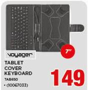 Voyager 7" Tablet Cover Keyboard TAB650