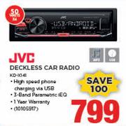 JVC Deckless Car Radio KD-X141