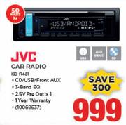 JVC Deckless Car Radio KD-R481