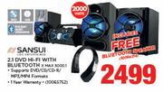 Sansui 2.1 DVD Hi-Fi With Bluetooth X MAX 5000.1 With Free Bluetooth Speaker