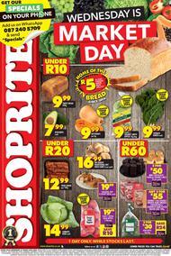 Shoprite Northern Cape & Free State : Wednesday Is Market Day (27 March 2024 Only)