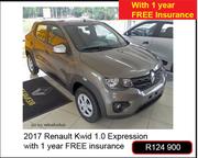 2017 Renault Kwid 1.0 Expression With 1 year Free Insurance