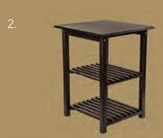 Double Slatted Side Table