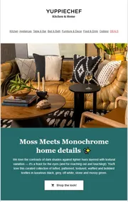 Yuppiechef : Moss Meets Monochrome (Request Valid Date From Retailer)