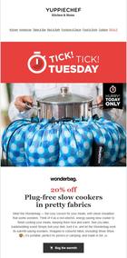 Yuppiechef : 20% Off Plug-Free Slow Cookers (Request Valid Date From Retailer)