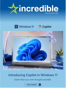 Incredible Connection : Introducing Copilot Windows 11 (15 March - 31 March 2024)