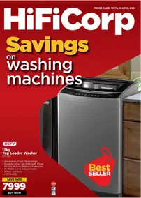 HiFi Corp : Savings On Washing Machines (02 April - 10 April 2024)